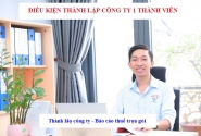 Điều kiện thành lập công ty một thành viên