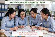 Xác định chủ sở hữu hưởng lợi của doanh nghiệp