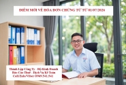 Điểm mới về hóa đơn chứng từ từ 01/07/2026