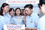 Kinh doanh dịch vụ PCCC không còn là ngành nghề kinh doanh có điều kiện